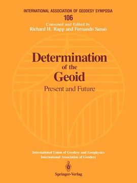 portada determination of the geoid: present and future