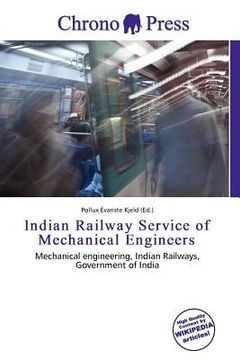 portada indian railway service of mechanical engineers (en Inglés)