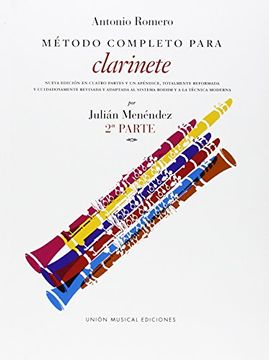 portada Romero Metodo Completo Para Clarinete (Menendez): Pt. 2