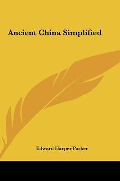 portada ancient china simplified (en Inglés)