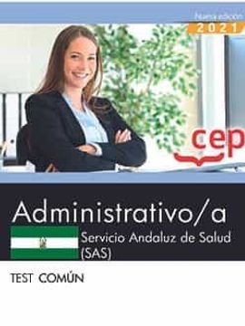 portada Administrativo/A. Servicio Andaluz de Salud (Sas). Test Comun