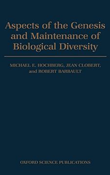 portada Aspects of the Genesis and Maintenance of Biological Diversity (in English)