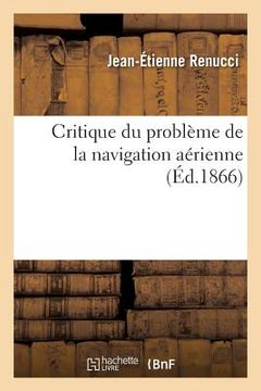 portada Critique Du Problème de la Navigation Aérienne (in French)