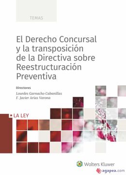 portada El Derecho Concursal y la Transposición de la Directiva Sobre Reestructuración Preventiva