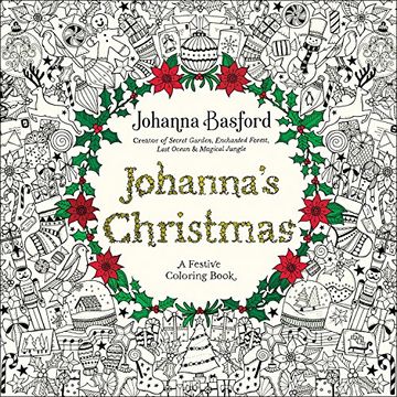 portada Johanna's Christmas: A Festive Coloring Book for Adults (en Inglés)
