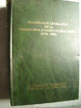 portada Recopilació Legislativa de la Conselleria d Agricultura i Pesca (1978-1988)