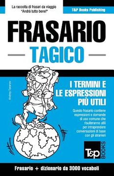 portada Frasario Italiano-Tagico e vocabolario tematico da 3000 vocaboli (en Italiano)