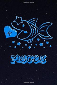 portada My Cute Zodiac Sign Pisces Not: Kids Astrology Drawing pad - 120 Pages, Blanc dot Grid, 6" x 9" - Horoscope Notepad, Diary 