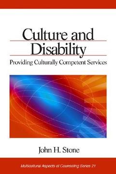 portada culture and disability: providing culturally competent services (en Inglés)