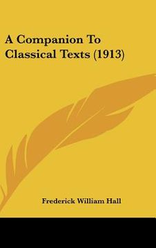 portada a companion to classical texts (1913) (en Inglés)