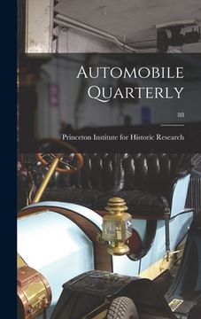 portada Automobile Quarterly; 88 (en Inglés)