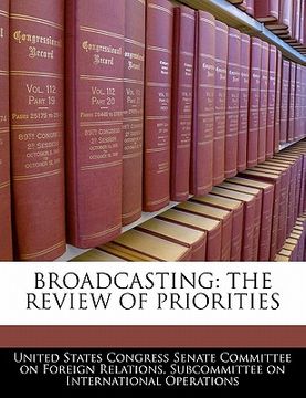 portada broadcasting: the review of priorities (en Inglés)