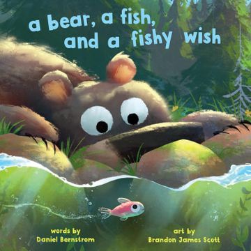 portada A Bear, a Fish, and a Fishy Wish (en Inglés)