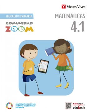 portada Matematicas 4º Educacion Primaria (4. 1 - 4. 2 - 4. 3) Comunidad Zoom mec