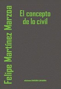 portada El Concepto de lo Civil (in Spanish)