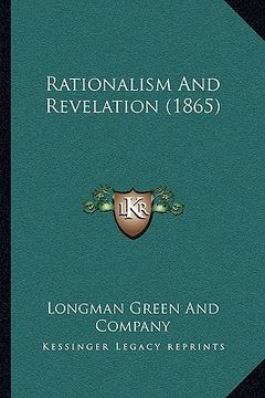 portada rationalism and revelation (1865) (en Inglés)