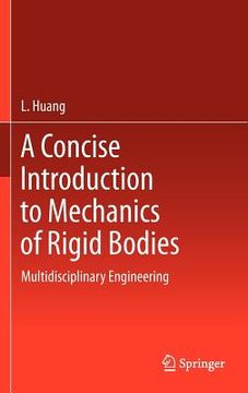 portada a concise introduction to mechanics of rigid bodies