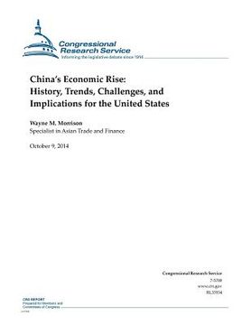 portada China's Economic Rise: History, Trends, Challenges, and Implications for the United States (en Inglés)