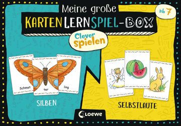 portada Clever Spielen - Meine Grosse Kartenlernspiel-Box - Silben/Selbstlaute (en Alemán)