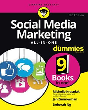 portada Social Media Marketing All–In–One for Dummies (For Dummies (Business & Personal Finance)) (en Inglés)