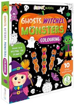 portada Ghosts, Witches, Monsters Colouring