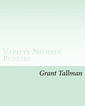 portada Variety Number Puzzles: Book 1 (en Inglés)