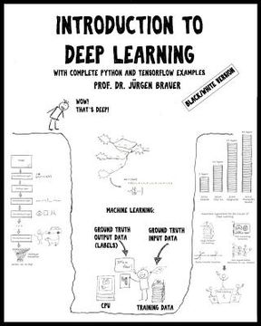 portada Introduction to Deep Learning (Black/White version): with complete Python and TensorFlow examples