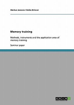 portada memory training (en Inglés)