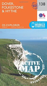 portada Dover, Folkstone and Hythe 1 : 25 000 (OS Explorer Map)