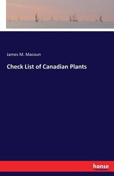 portada Check List of Canadian Plants (en Inglés)