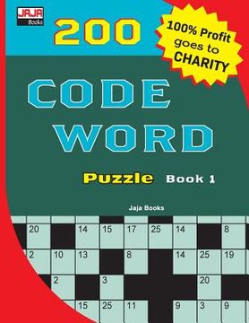 portada 200 CODE WORD Puzzle Book 1 (en Inglés)