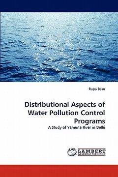 portada distributional aspects of water pollution control programs
