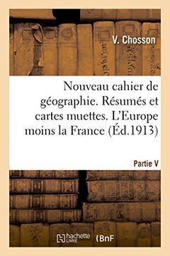 portada Nouveau cahier de géographie L'Europe moins la France (Histoire)