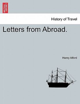portada letters from abroad.