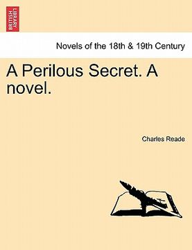 portada a perilous secret. a novel. (in English)