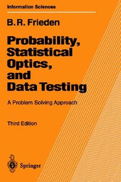 portada probability, statistical optics and data testing: a problem solving approach (en Inglés)