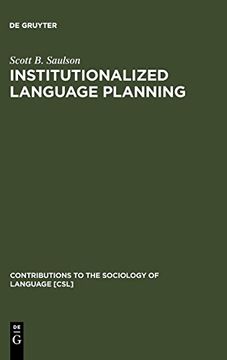 portada Institutionalized Language Planning: Documents and Analysis of Revival of Hebrew (in English)