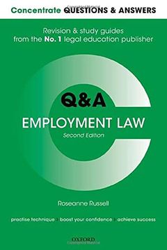 portada Concentrate Questions and Answers Employment Law: Law q&a Revision and Study Guide (Concentrate Questions & Answers) (en Inglés)