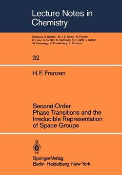 portada second-order phase transitions and the irreducible representation of space groups (en Inglés)