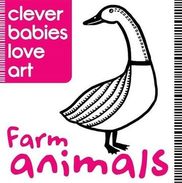 portada Clever Babies Love Art. Farm Animals (en Inglés)