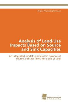 portada analysis of land-use impacts based on source and sink capacities (en Inglés)