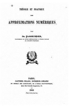 portada Théorie et pratique des approximations numériques (in French)