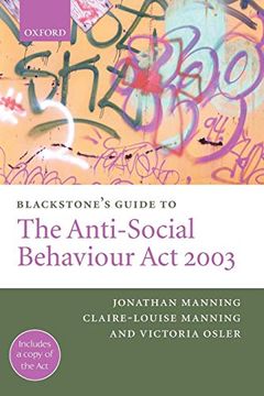 portada Blackstone's Guide to the Anti-Social Behaviour act 2003 (en Inglés)