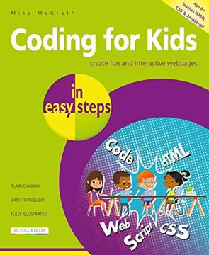 portada Coding for Kids in Easy Steps (en Inglés)