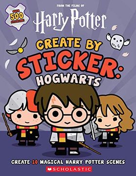 portada Harry Potter: Create by Sticker: Hogwarts (en Inglés)