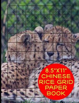 portada 8.5x11 Chinese Rice Grid Paper Book (in English)
