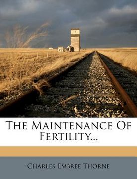 portada the maintenance of fertility... (en Inglés)