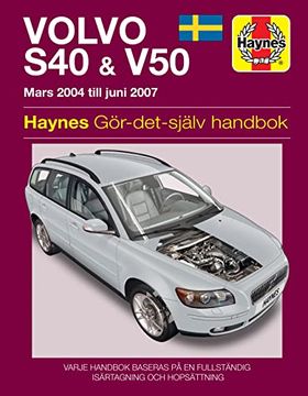 portada Volvo s40 & v50 Owners Workshop Manual (in Swedish)