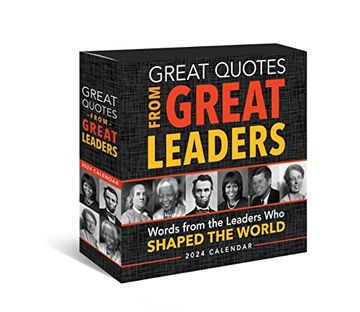 Libro 2024 Great Quotes From Great Leaders Boxed Calendar 365   17c66c04de1753c16c39e4d144585723 