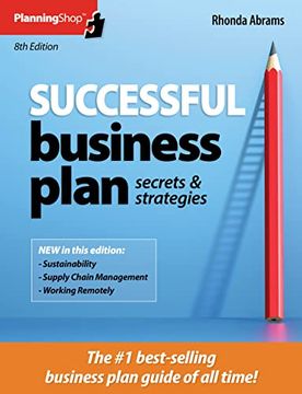 portada Successful Business Plan: Secrets & Strategies (Successful Business Plan, 8) (en Inglés)